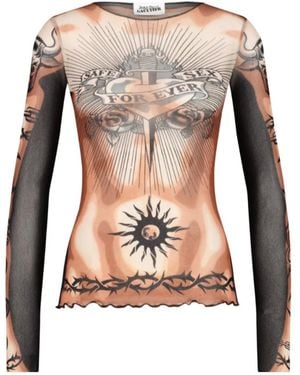 Jean Paul Gaultier Long Sleeve T-Shirts - Multicolour