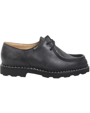 Paraboot Michael Round Toe Lace-Up Shoes - Grey