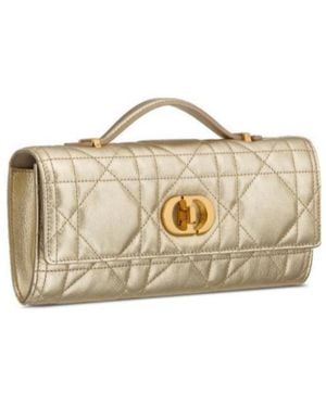 Dior Miss Caro Top Handle Pouch - Metallic