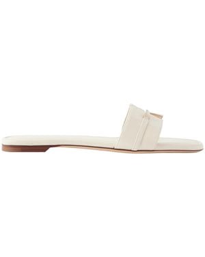 Tom Ford Julianne Patent Leather Flats - White