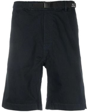 Woolrich Belted-Waist Bermuda Shorts - Black