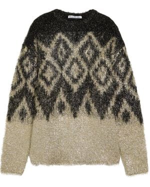 Acne Studios Metallic Patterned Sweater - Multicolor