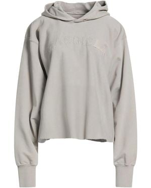 Maison Margiela Solid Colour Hooded Track Jackets - Grey
