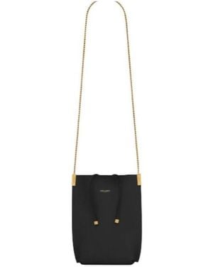 Saint Laurent Small Suzanne Hobo Bag - White