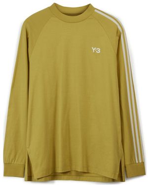 Y-3 Striped Long-Sleeved T-Shirt - Green