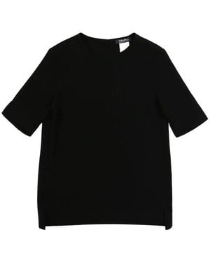 Max Mara Item O-Neck Short-Sleeved T-Shirt - Black