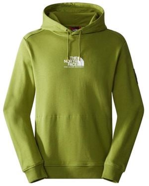 The North Face Logo Printed Drawstring Hoodie - Green