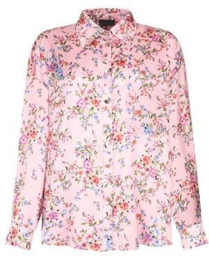 Liu Jo Floral Button-Front Shirt - Pink