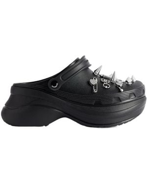 Balenciaga X Crocs X Mule Jibbitz Sandals - Black