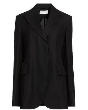 Sportmax Single-Breasted Suit Jacket - Black