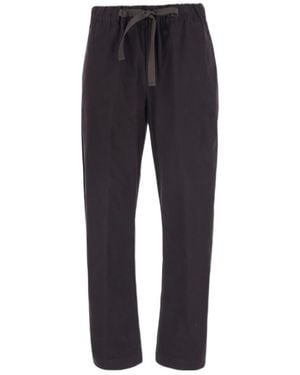 Semicouture 'Buddy' Elastic Drawstring Pants - Blue