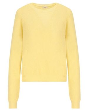 Celine Crewneck Jumper - Yellow