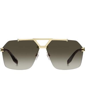Marc Jacobs Eyewear Pilot Frame Sunglasses - Metallic