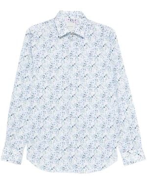 Paul Smith Floral Shirt - Blue