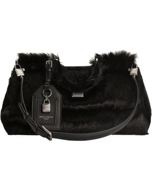 Dolce & Gabbana My Sicily Top-Handle Tote Bag - Black