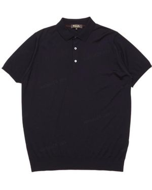 Loro Piana Wish Short-Sleeved Polo Shirt - Blue