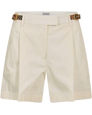 Burberry Tailored Shorts - White