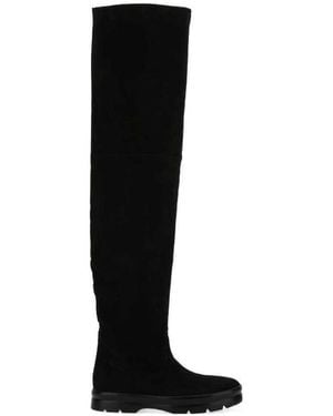 The Row Billie Over-The-Knee Boots - Black