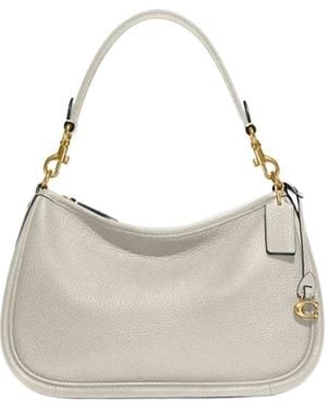 COACH Logo Strap Satchel - Natural