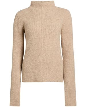 Rick Owens Medium-Thickness Knit Top - Natural