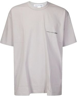 Comme des Garçons Cotton T-Shirt With Print - White