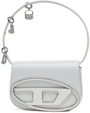 DIESEL 1Dr Charm-Embellished Shoulder Bag - White