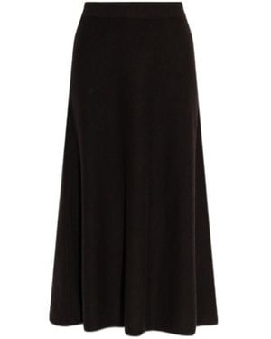 Lisa Yang Torie Knitted Midi Skirt - Black
