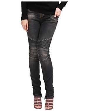 Balmain Belt Loop Jeans - Black