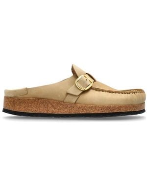Birkenstock Buckley Strap Mules - Brown