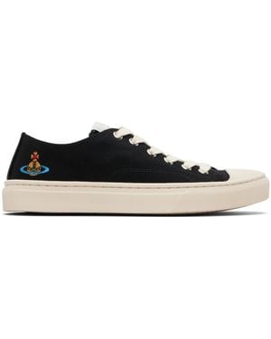 Vivienne Westwood Low Top Lace-Up Trainers - Black