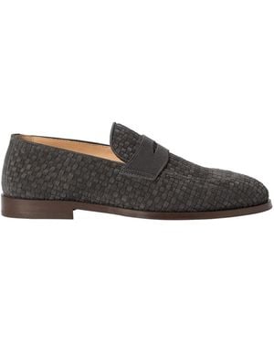 Brunello Cucinelli Round-Toe Loafers - Brown