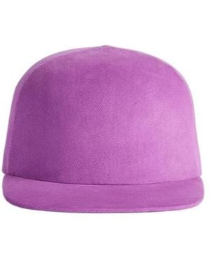 Balenciaga Logo Embroidered Baseball Cap - Purple