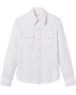FRAME Long Sleeved Buttoned Shirt - White