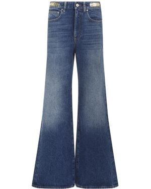 Rabanne Baggy Wide-Leg Jeans - Blue