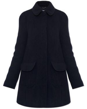Moschino Long-Sleeved Coat - Blue