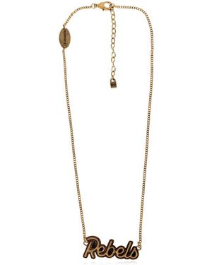 DSquared² Rebels Logo Detail Necklace - White