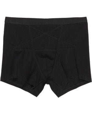 Rick Owens Stretch Cotton Boxers - Black