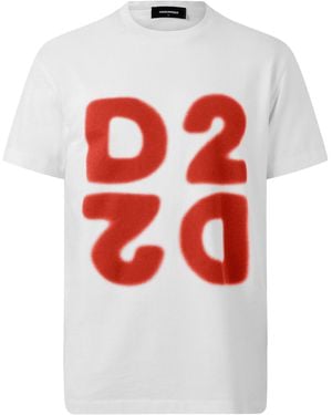 DSquared² Crewneck Shortsleeve Tee - White