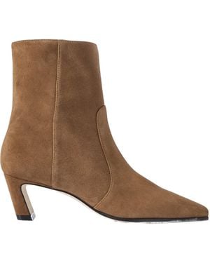 Stuart Weitzman Stassi Suede Ankle Boots - Brown