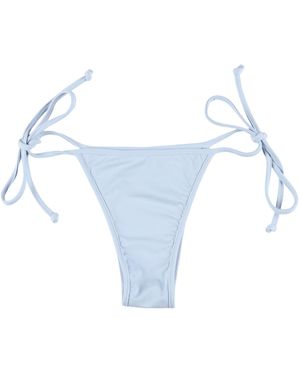 Reina Olga Bows-Detail Bikini Knickers - Blue