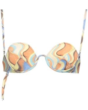 Jacquemus Multi-Colored Bikini Top - White