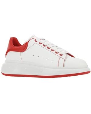 McQueen Oversized Lace-Up Trainers - White