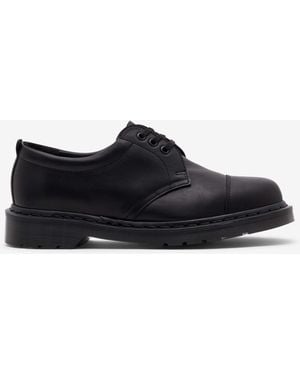 Dr. Martens X Margaret Howell Lace-Up Cap-Toe Derby Shoes - Black
