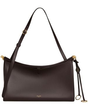Alaïa Le Click Pocket 35 Shoulder Bag - Brown