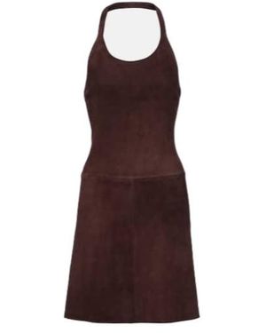Stouls Chiquita Suede Minidress - Brown
