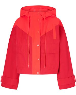 STAUD Alta Hooded Casual Jacket - Red