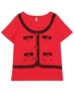 Moschino Short-Sleeved T-Shirt - Red