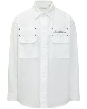 Off-White c/o Virgil Abloh Type Arrow Overshirt - White