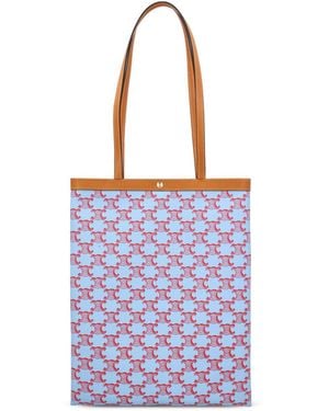 Celine Patterned Shoulder Bag - Purple