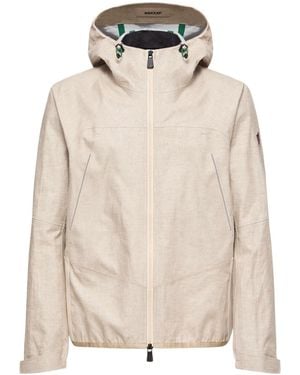 Moncler Long Sleeve Casual Jacket - Natural